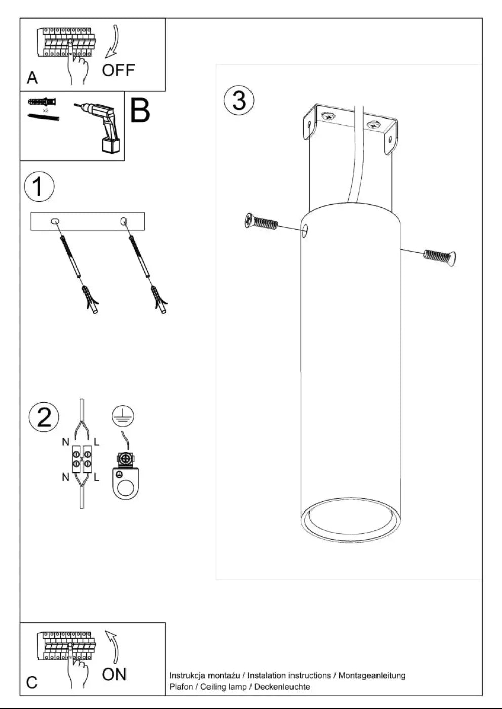 Plafonnier lagos blanc cylindrique en métal avec élégance moderne et lumière fonctionnelle pour un intérieur contemporain