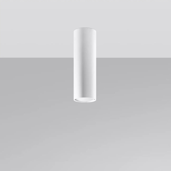 Luminaire plafonnier lagos blanc cylindre encastré avec élégance moderne offrant une lumière fonctionnelle