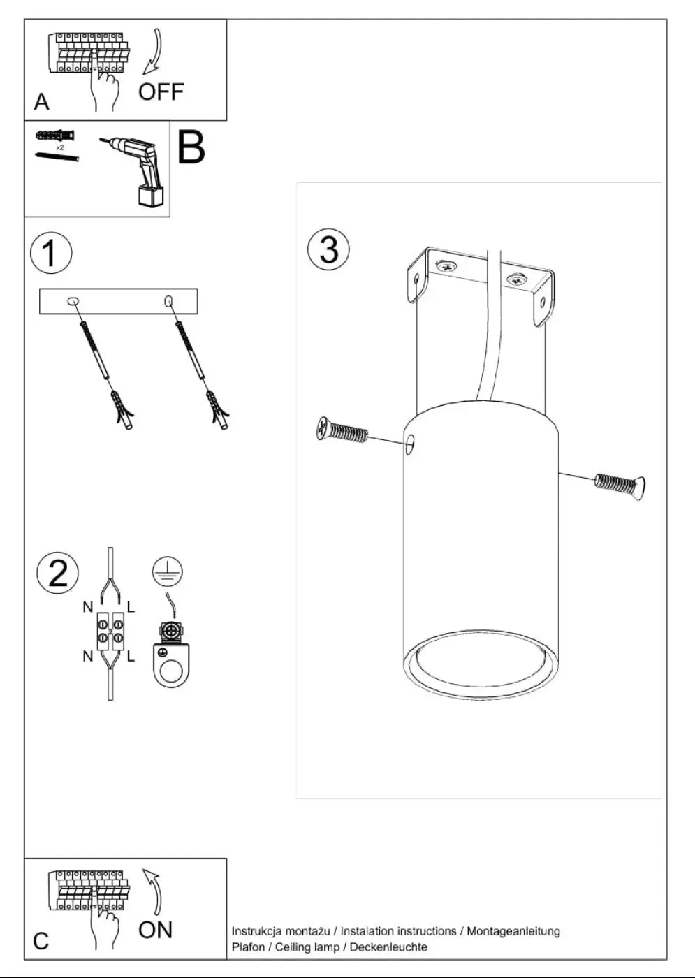 Plafonnier lagos blanc cylindrique avec finition métallique pour une élégance moderne et une lumière fonctionnelle