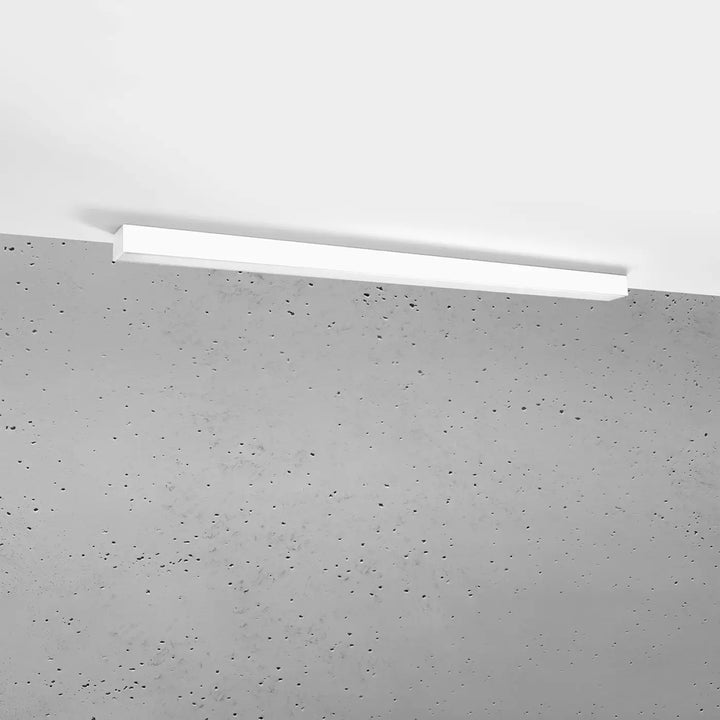 Luminaire plafonnier pinne 118 4000k blanc avec led rectangulaire horizontal pour paramètres d’éclairage moderne