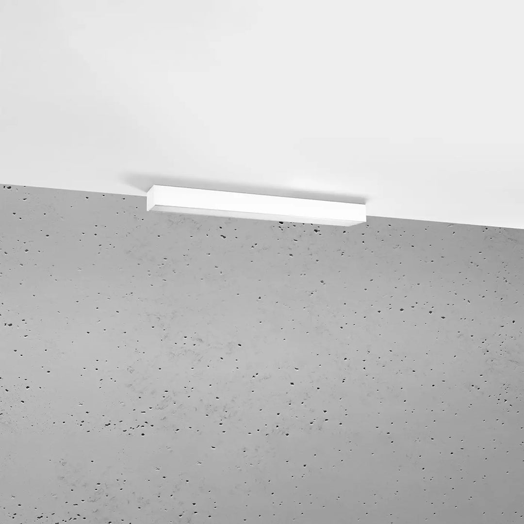 Luminaire plafonnier blanc rectangulaire encastré collection pinne avec paramètres d’éclairage 3000k pour lampe suspendue