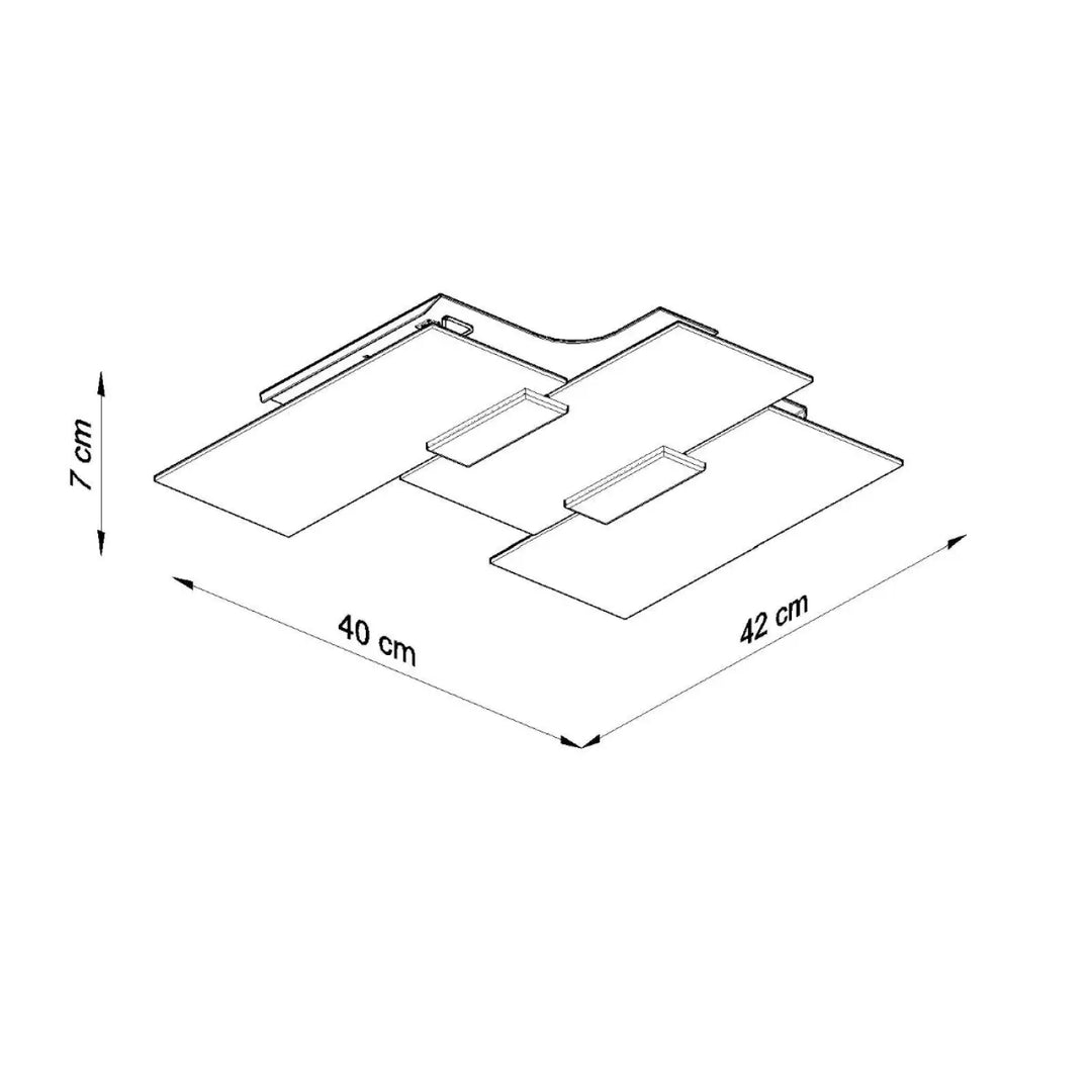 Luminaire plafonnier fabiano blanc met magnifiquement un design intemporel et un plafonnier fonctionnel moderne
