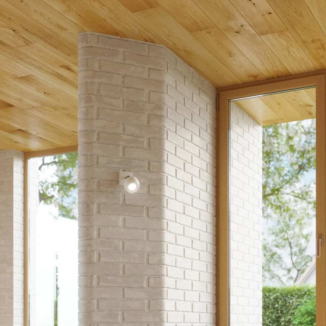 Luminaire plafonnier oculare 6l blanc avec design original et spots oculare exactement pour un plafonnier moderne