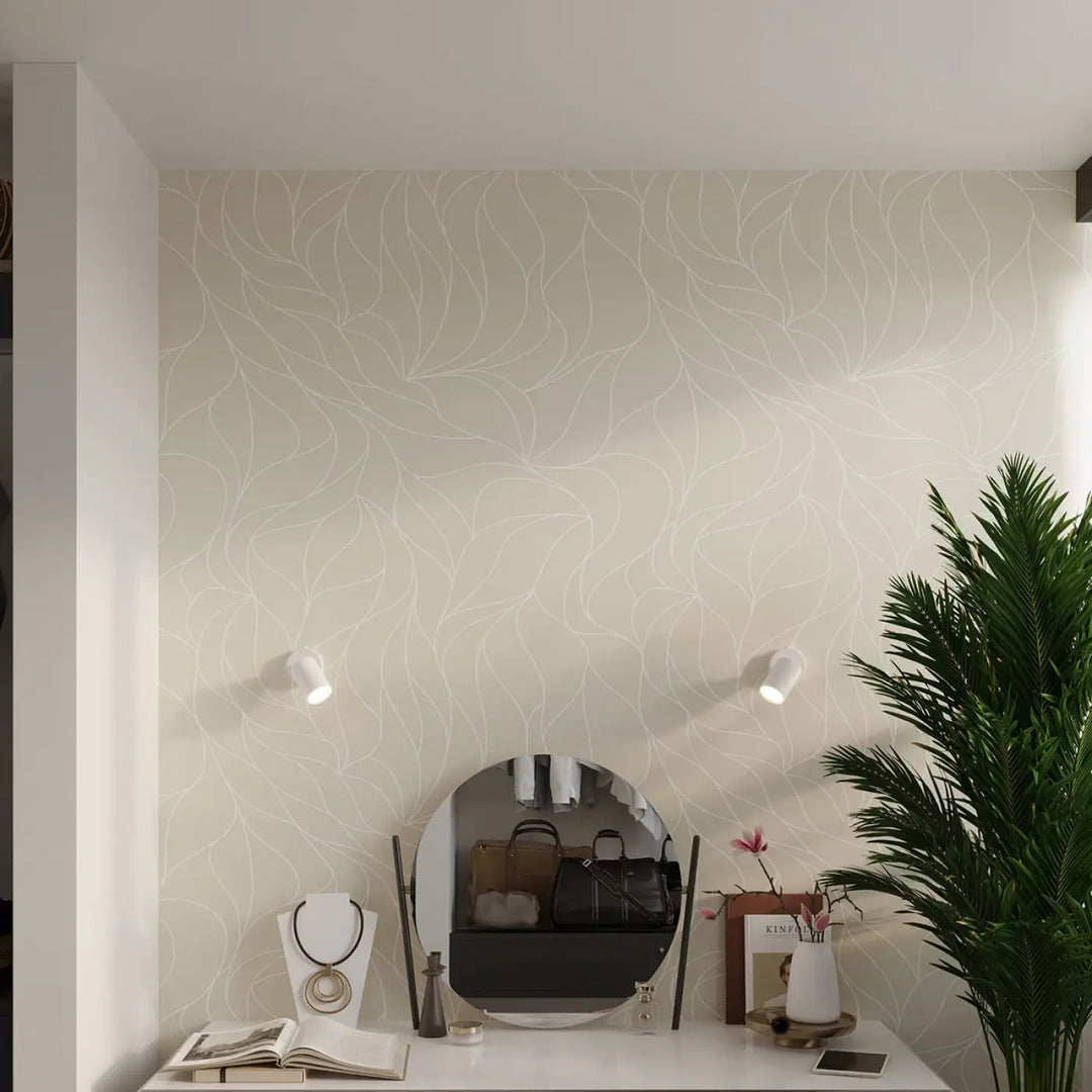 Plafonnier lemmi 2 blanc avec module led et cadre métal minimaliste pour une lumière conviviale moderne