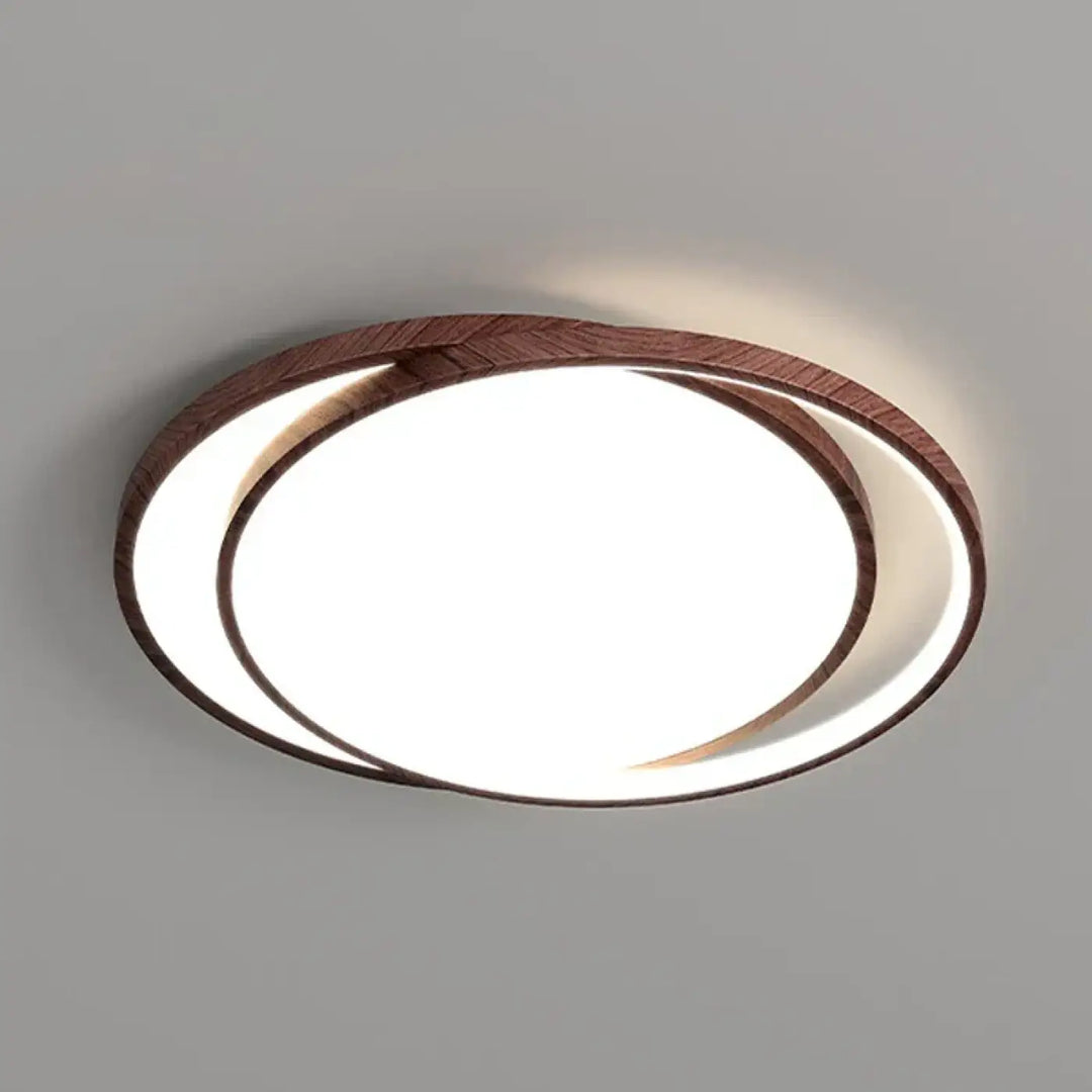 Luminaire plafonnier en bois design scandinave au style épuré