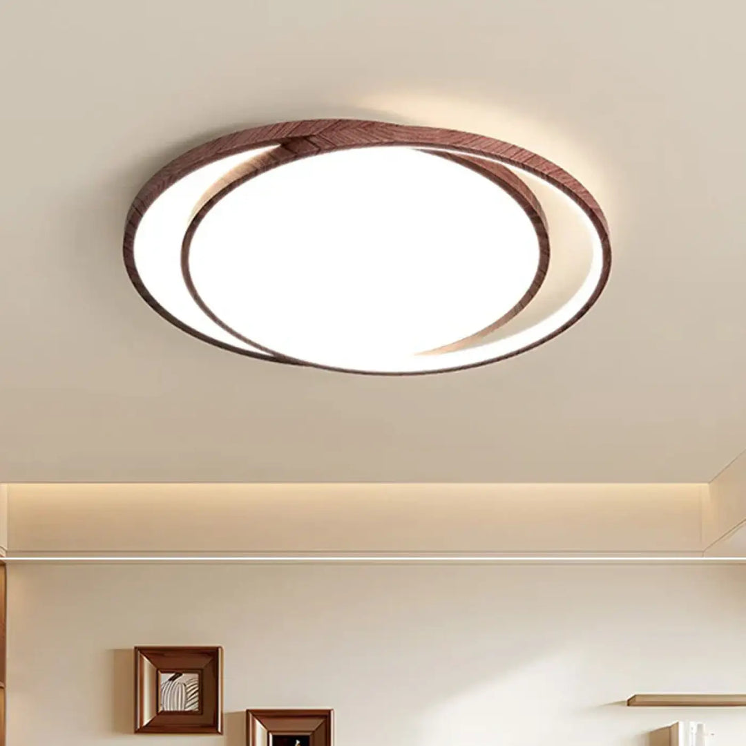 Luminaire plafonnier en bois design scandinave au style épuré