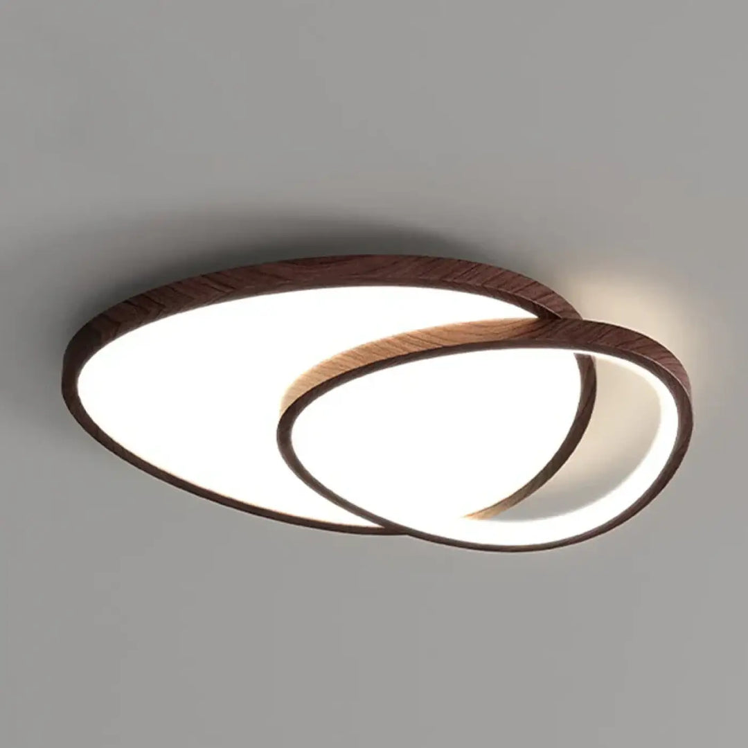 Luminaire plafonnier en bois design scandinave au style épuré