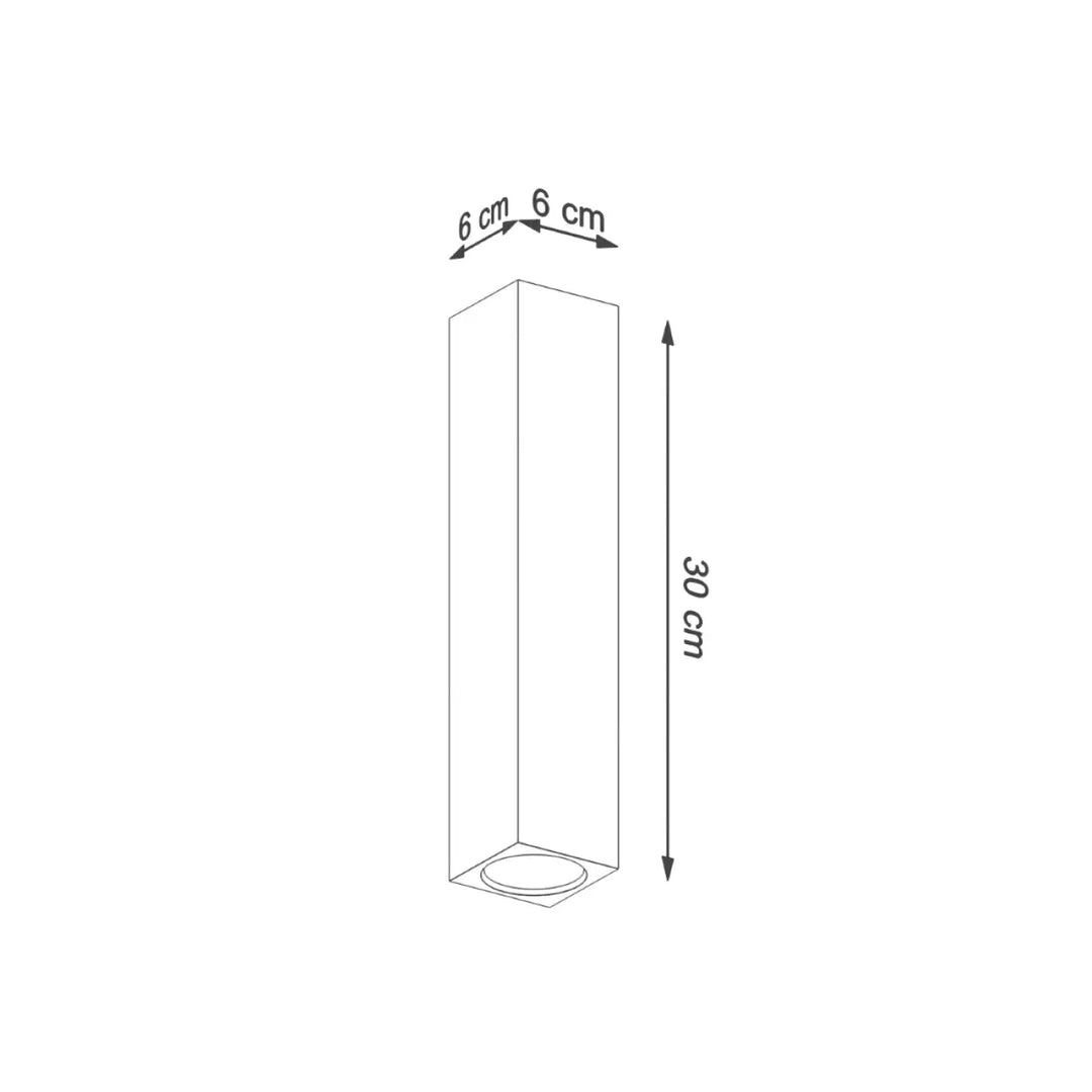 Luminaire plafonnier keke 30 en bois chêne 30 cm x 6 cm style loft lampe keke bois s’intégrera parfaitement