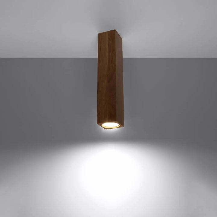 Luminaire plafonnier lampe keke 30 en bois de chêne avec lumière chaude s’intégrera parfaitement au style loft