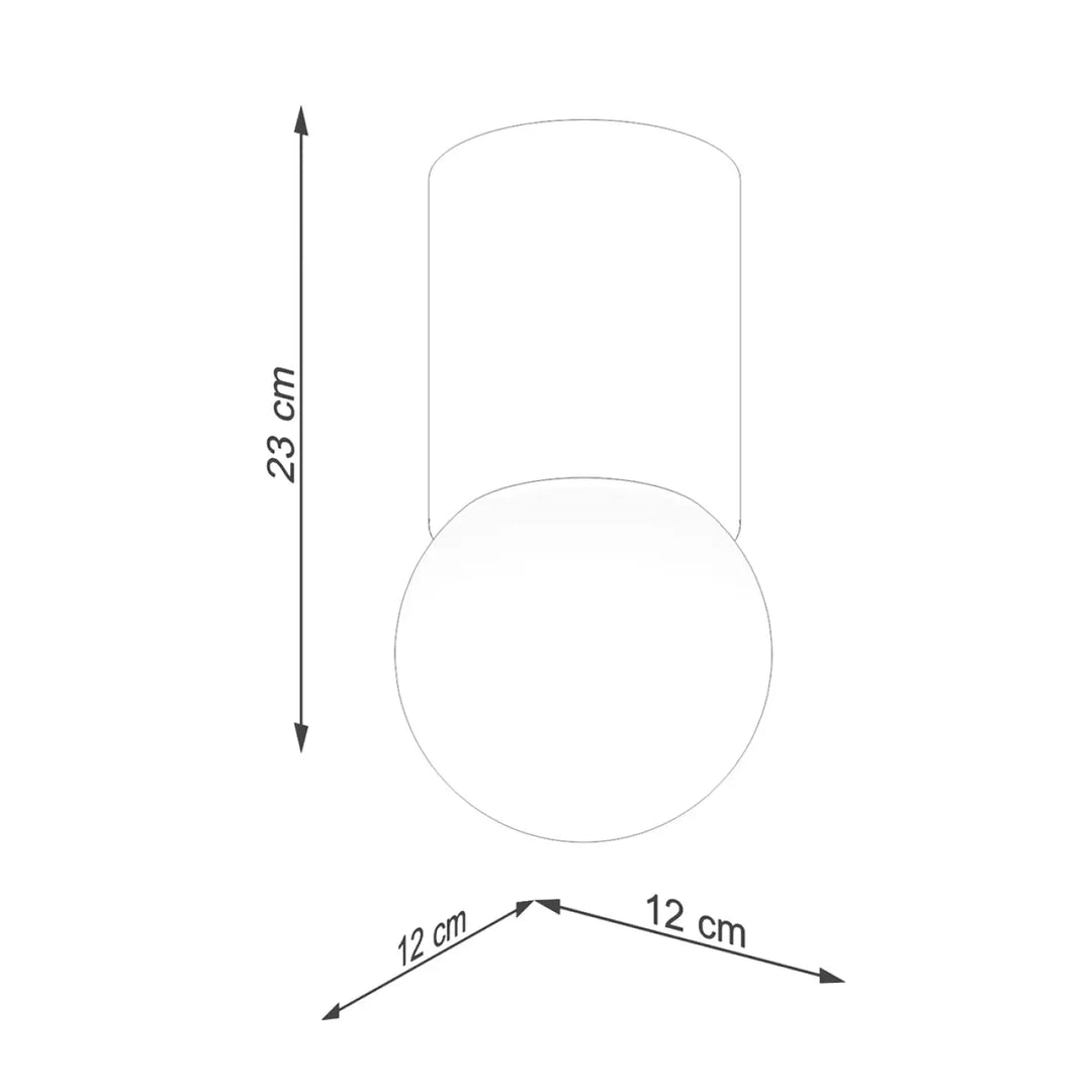 Luminaire plafonnier boomo 12 cylindrique 23 cm style raffiné minimalisme scandinave lampes boomo