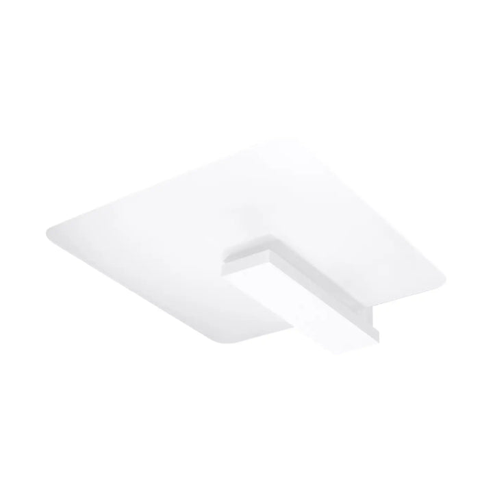Support en u en plastique blanc pour plafonnier lappo idéal pour bois suspendu et lampes surprenantes