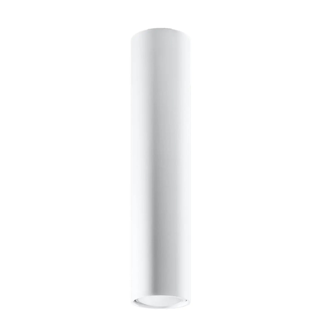 Luminaire plafonnier lagos blanc cylindrique en design minimaliste offrant élégance moderne et lumière fonctionnelle