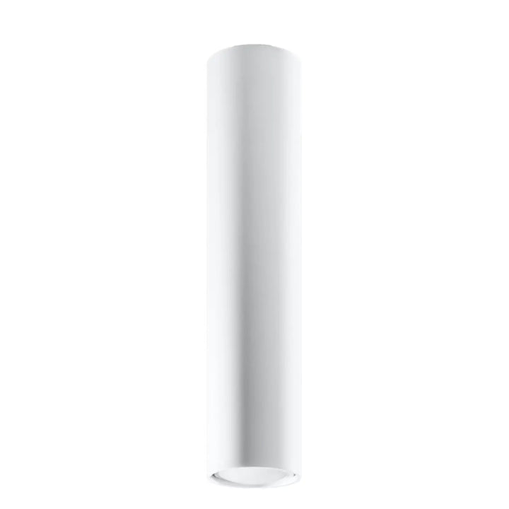 Luminaire plafonnier lagos blanc cylindrique en design minimaliste offrant élégance moderne et lumière fonctionnelle