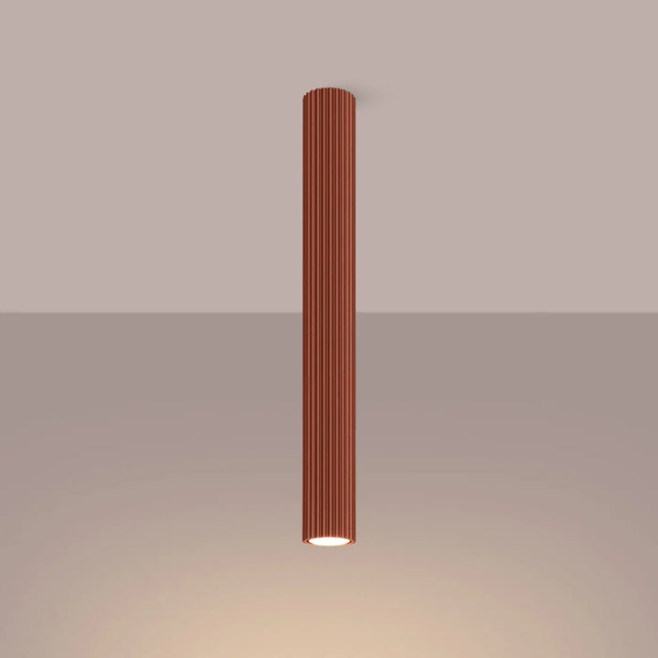 Luminaire plafonnier karbon allie cuivré avec ampoules gu10 interchangeables design minimaliste et lumière chaleureuse