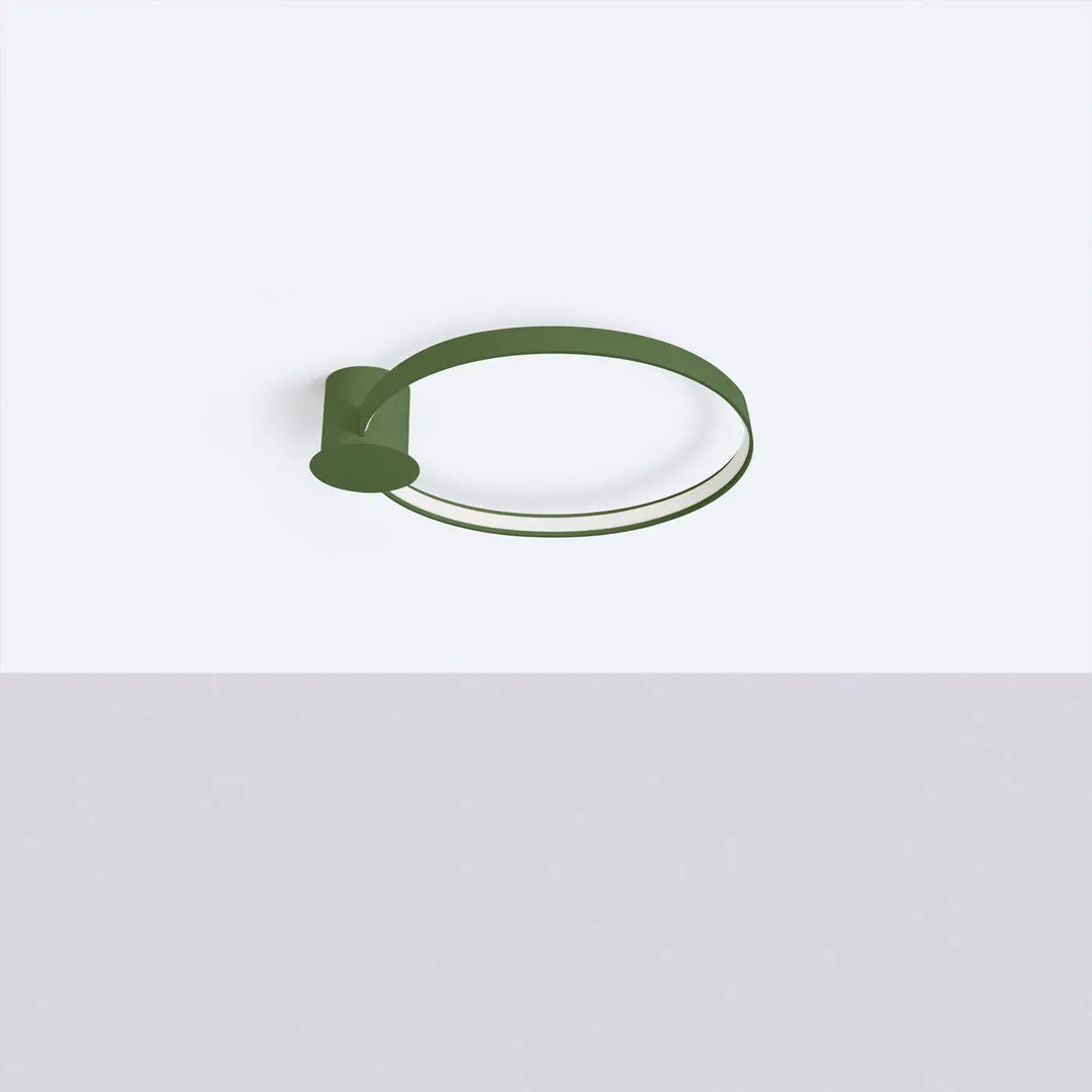 Luminaire plafonnier collection rio vert olive avec design moderne et finition mate pour éclairage intérieur élégant