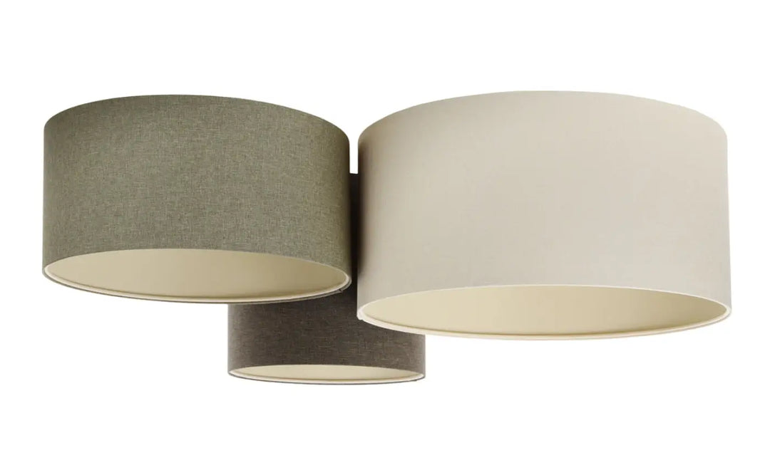 Plafond Trio Boho Elegant – Grey brown/Grey green/Creme