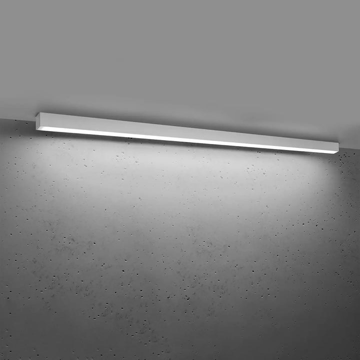 Luminaire plafonnier collection pinne blanc led 4000k monté au plafond avec paramètres d’éclairage modernes