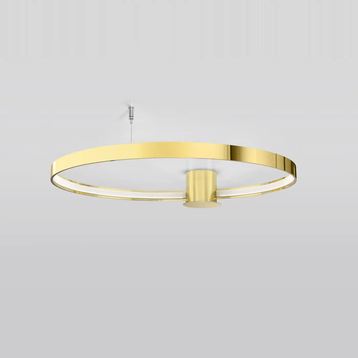 Luminaire plafonnier rio 78 3000k or poli avec modules led design unique et libre cours pour un éclairage moderne