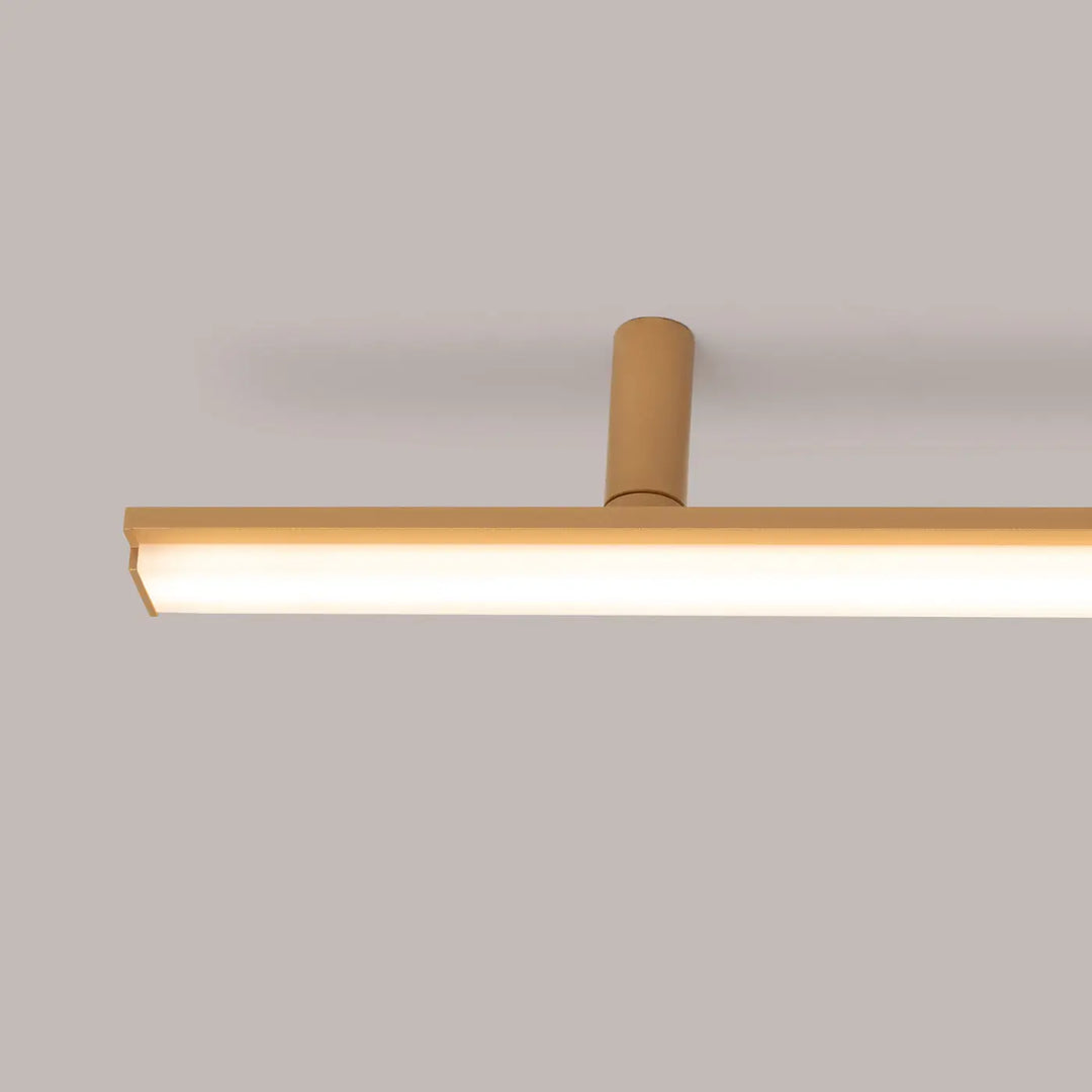 Luminaire plafonnier lagom 3000k doré avec design minimaliste et excellente finition de la collection lagom allie