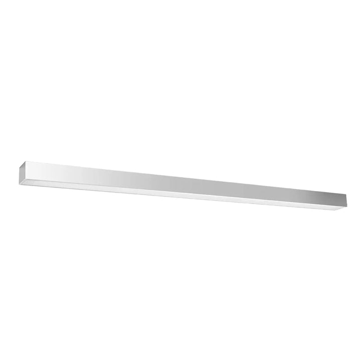 Luminaire plafonnier pinne 118 gris avec module led 4000k et paramètres d’éclairage moderne en chrome