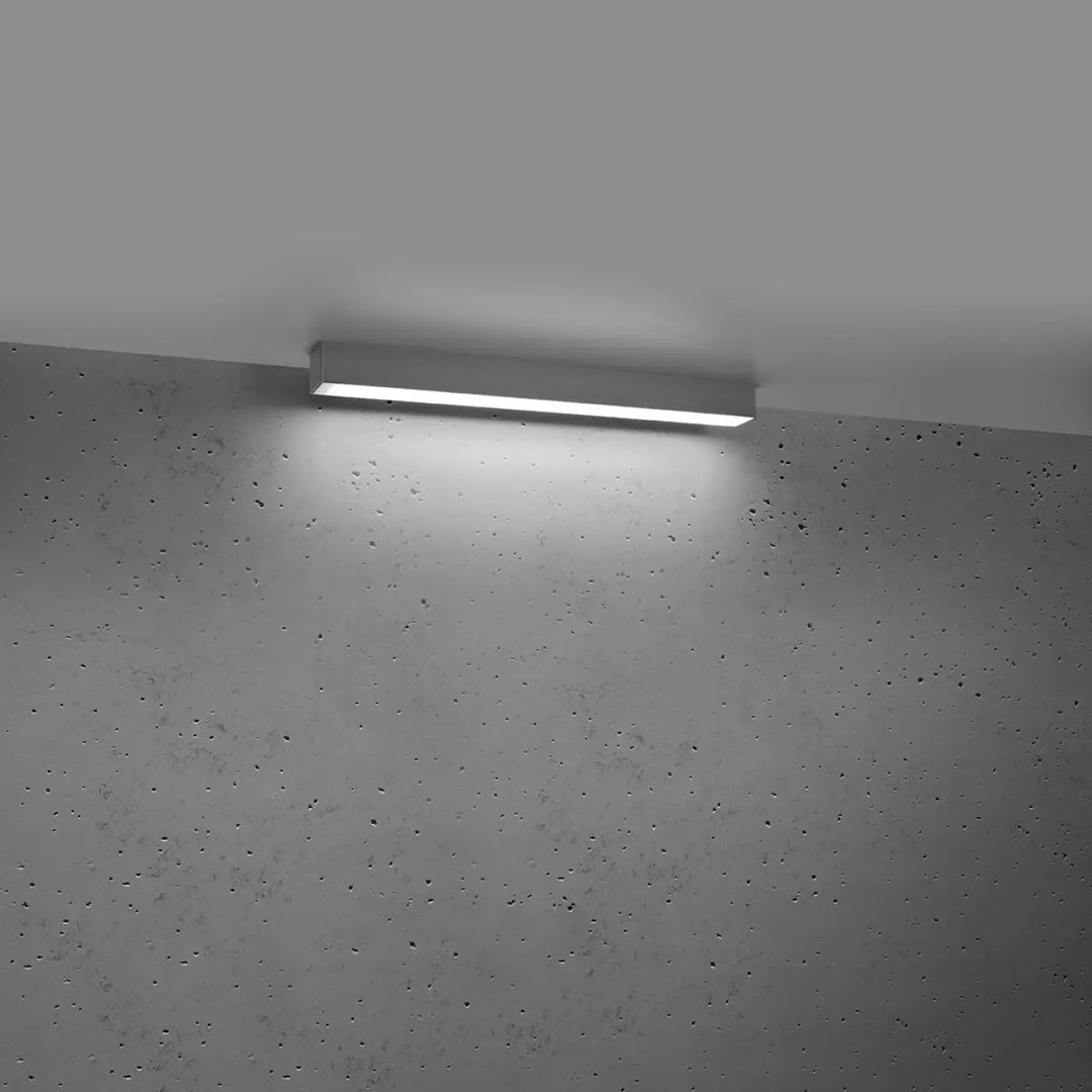 Luminaire plafonnier pinne 67 4000k collection pinne lampe suspendue gris moderne led design minimaliste