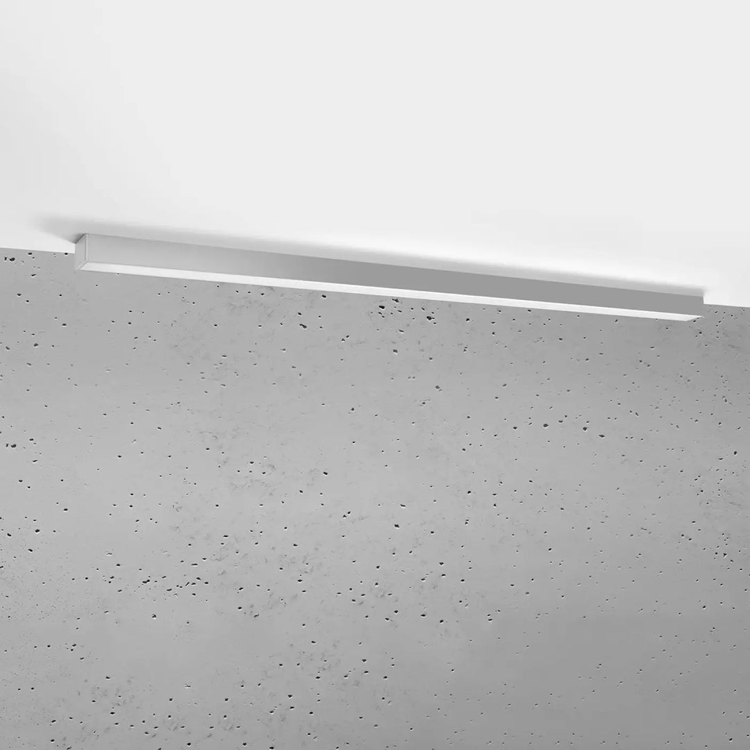 Luminaire plafonnier collection pinne gris minimaliste avec module led et paramètres d’éclairage 3000k moderne