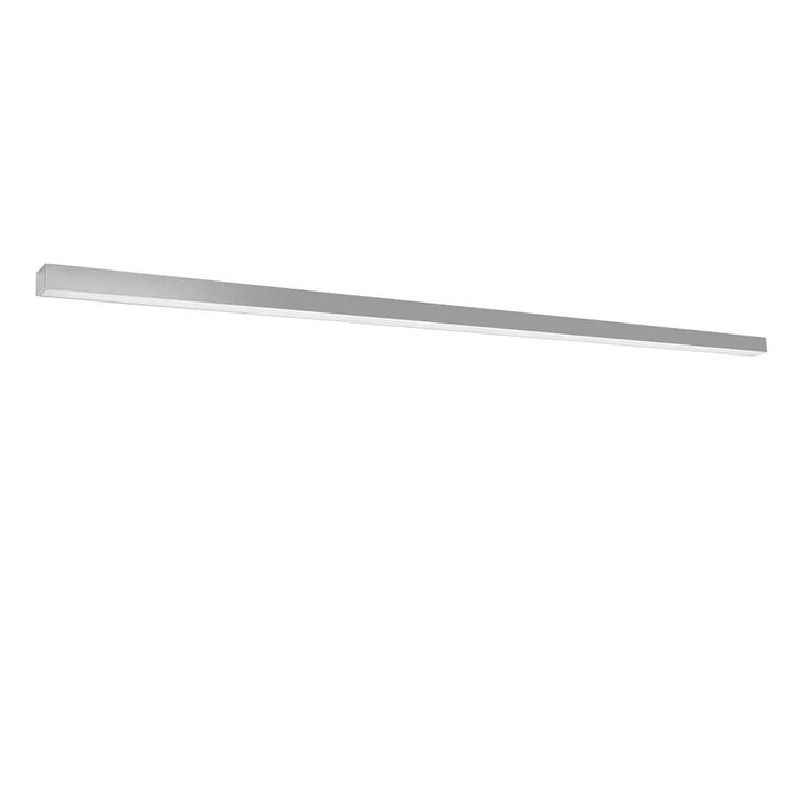 Luminaire plafonnier pinne 200 gris avec led rectangulaire minimaliste pour paramètres d’éclairage bureau à domicile