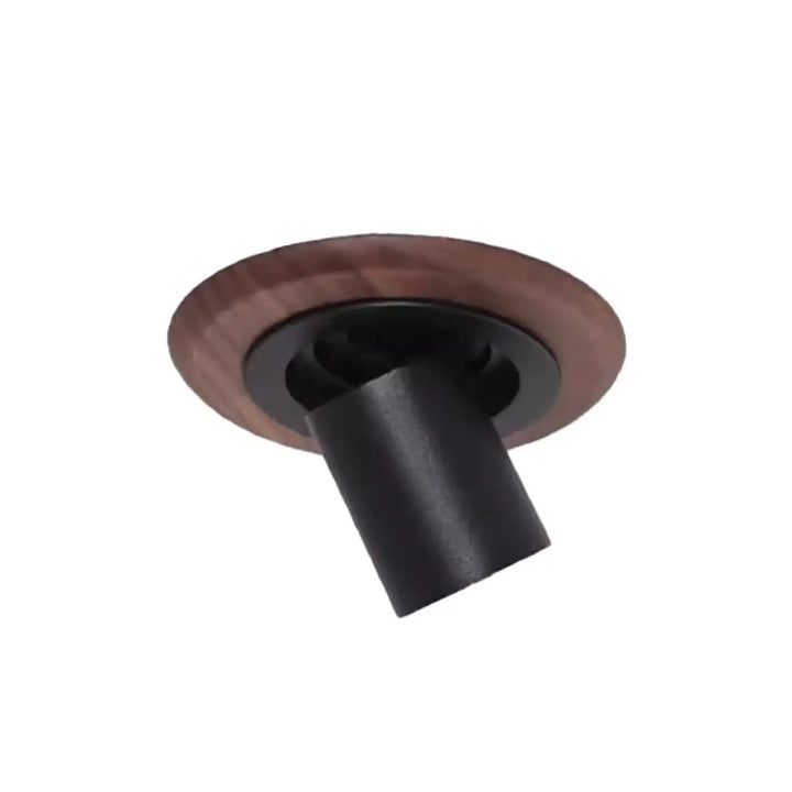 Luminaire plafonnier led rond bois moderne chic élégant