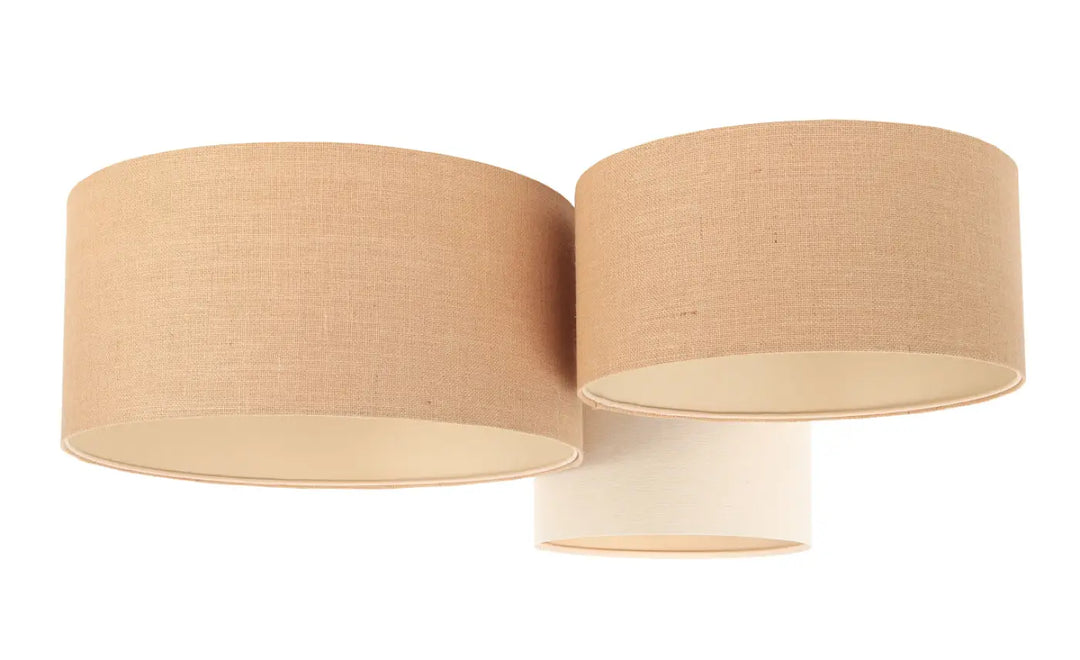 Plafond Trio Boho – Creme/Ecru/Caramel