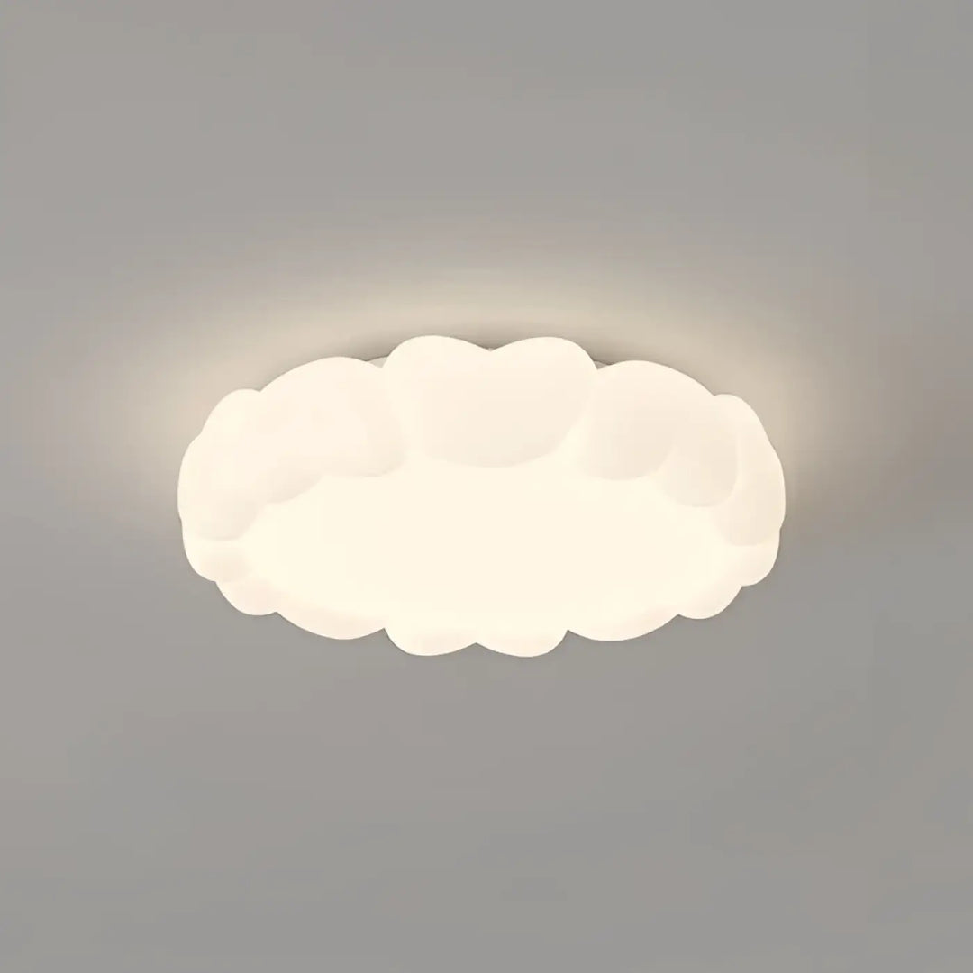 Luminaire plafonnier molya en forme de nuage off-white mat idéal pour salle à manger besoin d’ouvrir ambiance douce