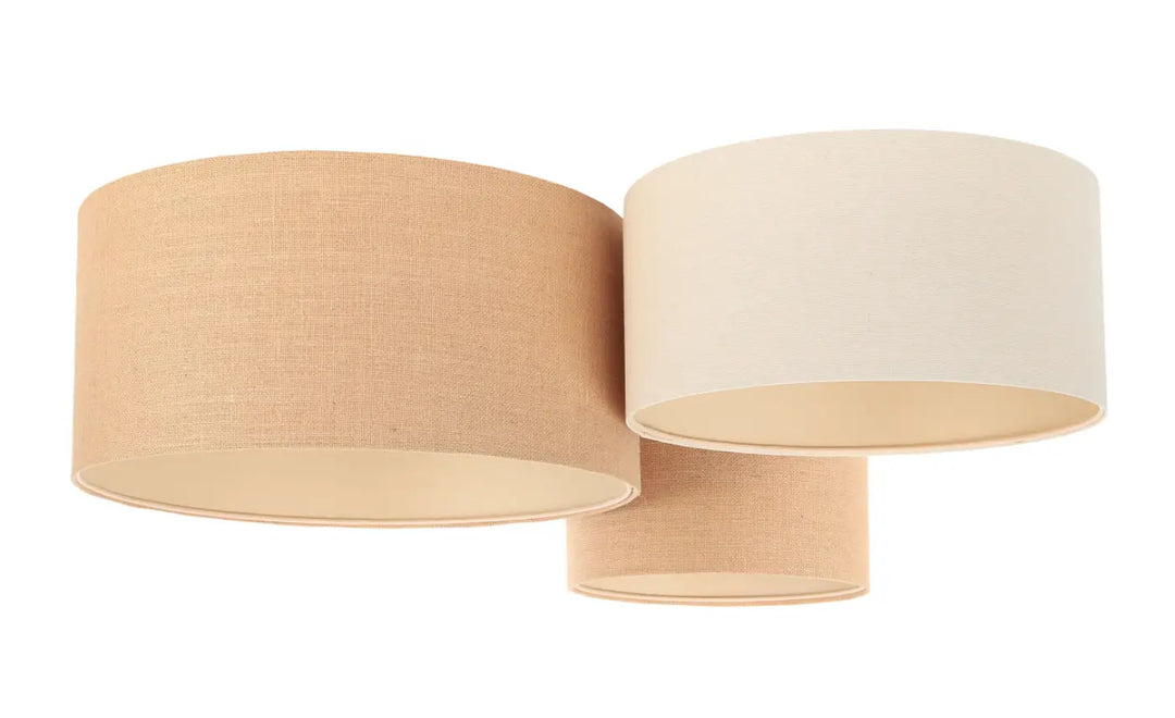 Plafond Trio Boho – Creme white/Beige