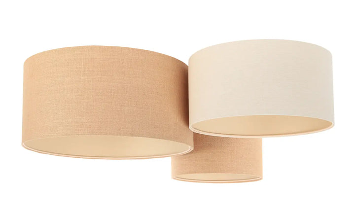 Plafond Trio Boho – Creme white/Beige