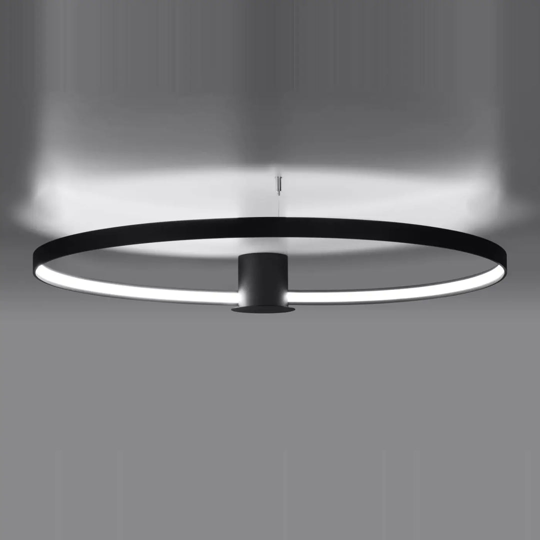 Luminaire plafonnier rio 110 noir avec design unique et modules led intégrés pour lampes rio modernes