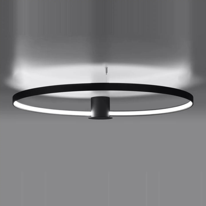 Luminaire plafonnier rio 110 noir avec design unique et modules led intégrés pour lampes rio modernes