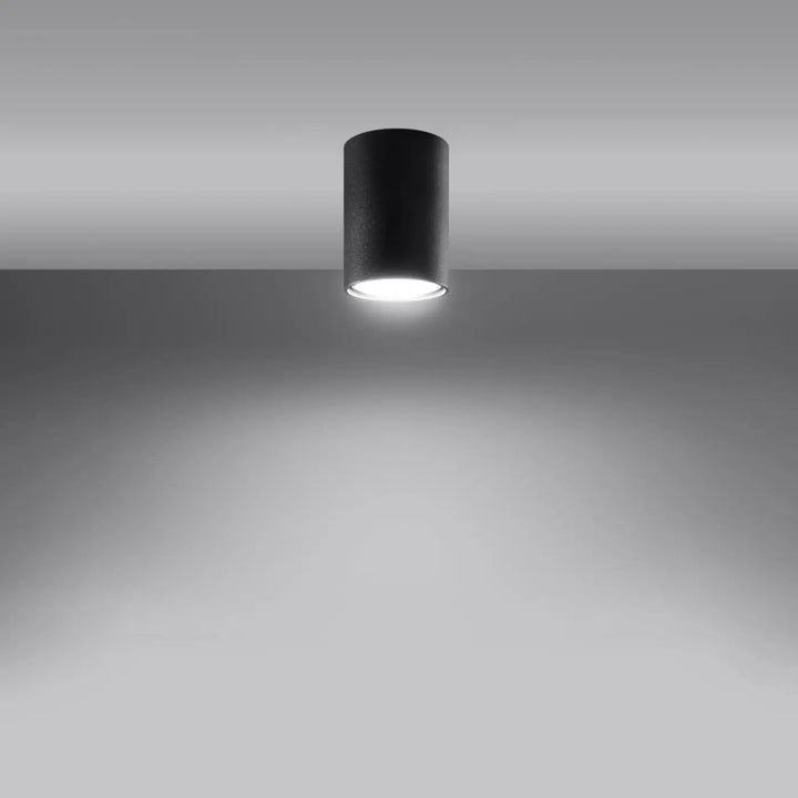 Plafonnier lagos blanc noir cylindrique design moderne élégance moderne avec lumière fonctionnelle éclatante