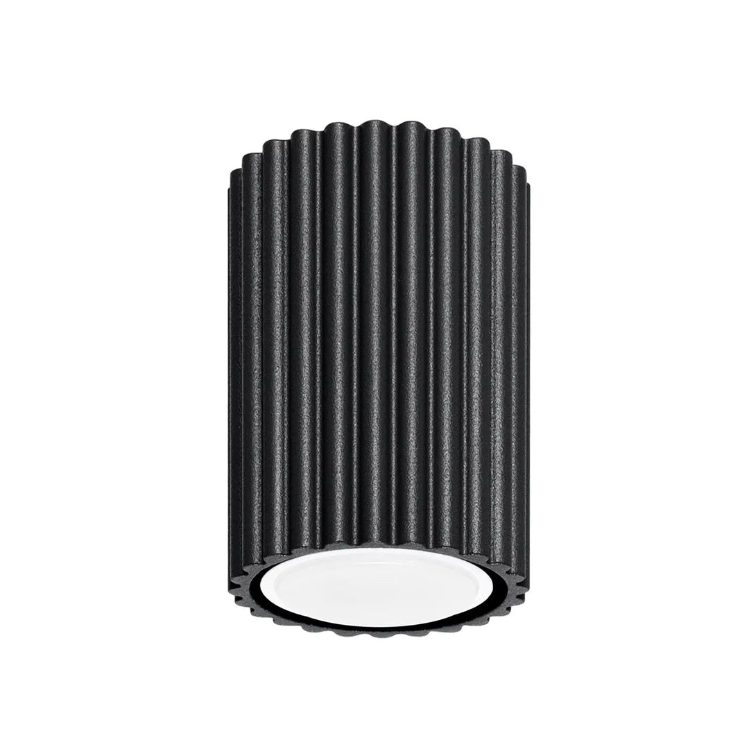 Luminaire plafonnier karbon 10 noir allie design minimaliste avec ampoules gu10 interchangeables et finition mate