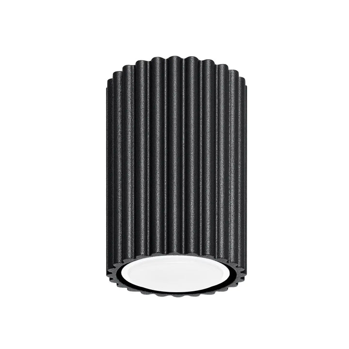 Luminaire plafonnier karbon 10 noir allie design minimaliste avec ampoules gu10 interchangeables et finition mate