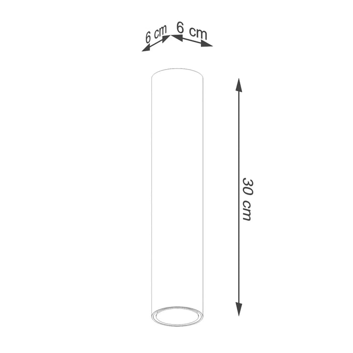 Luminaire plafonnier lagos 30 or poli cylindrique 30 cm pour lampe suspendue lagos style moderne table à manger