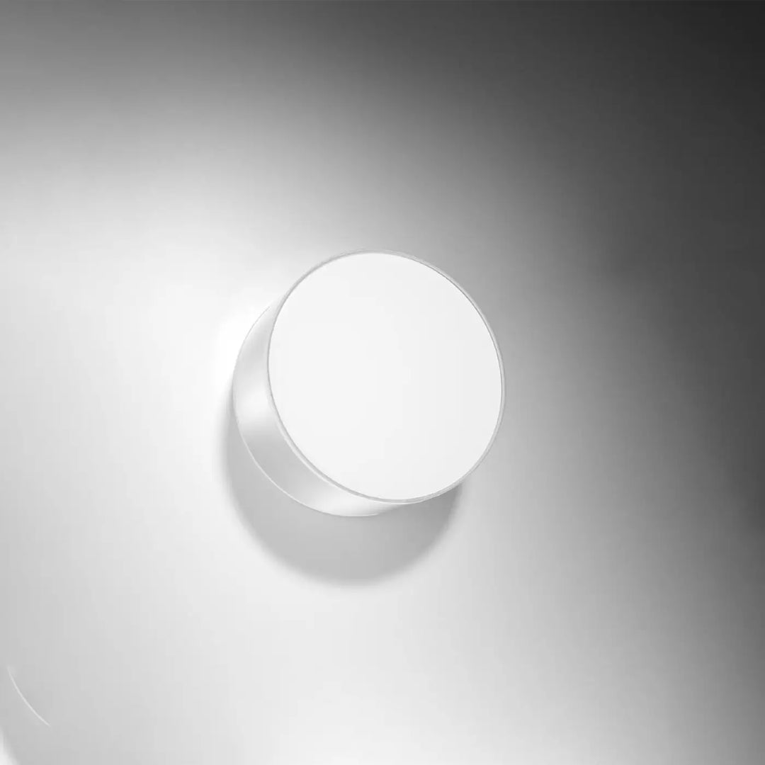 Luminaire plafonnier arena gris minimaliste en forme cylindrique avec éclairage polyvalent et design plafonnier rond