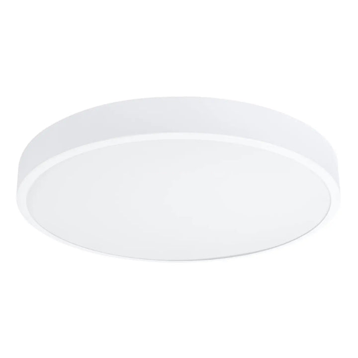 Luminaire plafonnier onyx 60 blanc led 3000k avec design moderne et surface facile à nettoyer pour plafond rond sans poussière s’accumule