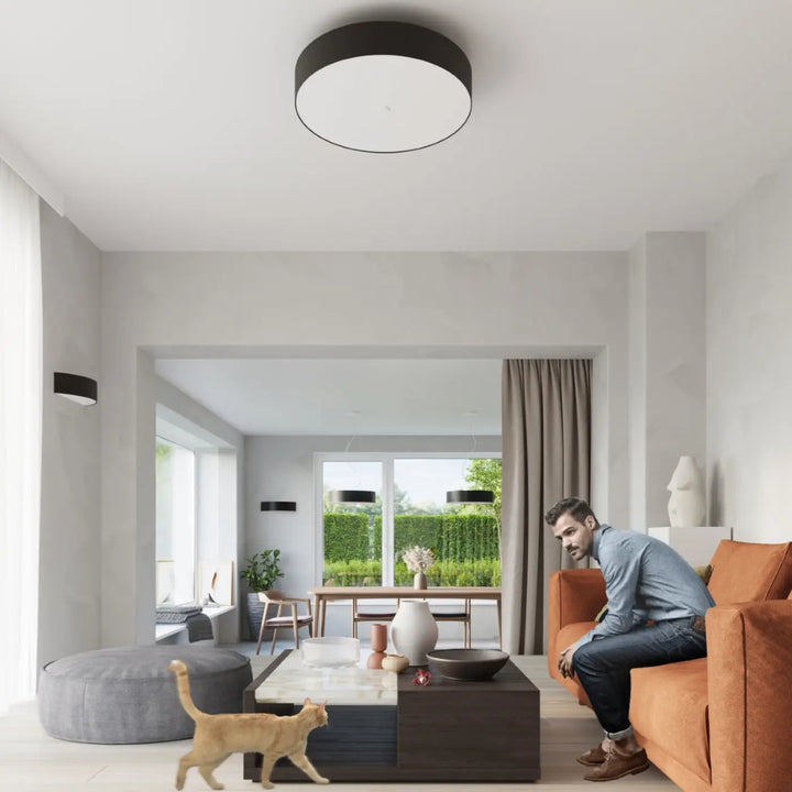 Luminaire plafonnier skala 80 noir avec design moderne et minimaliste pour une décoration élégante plafond skala