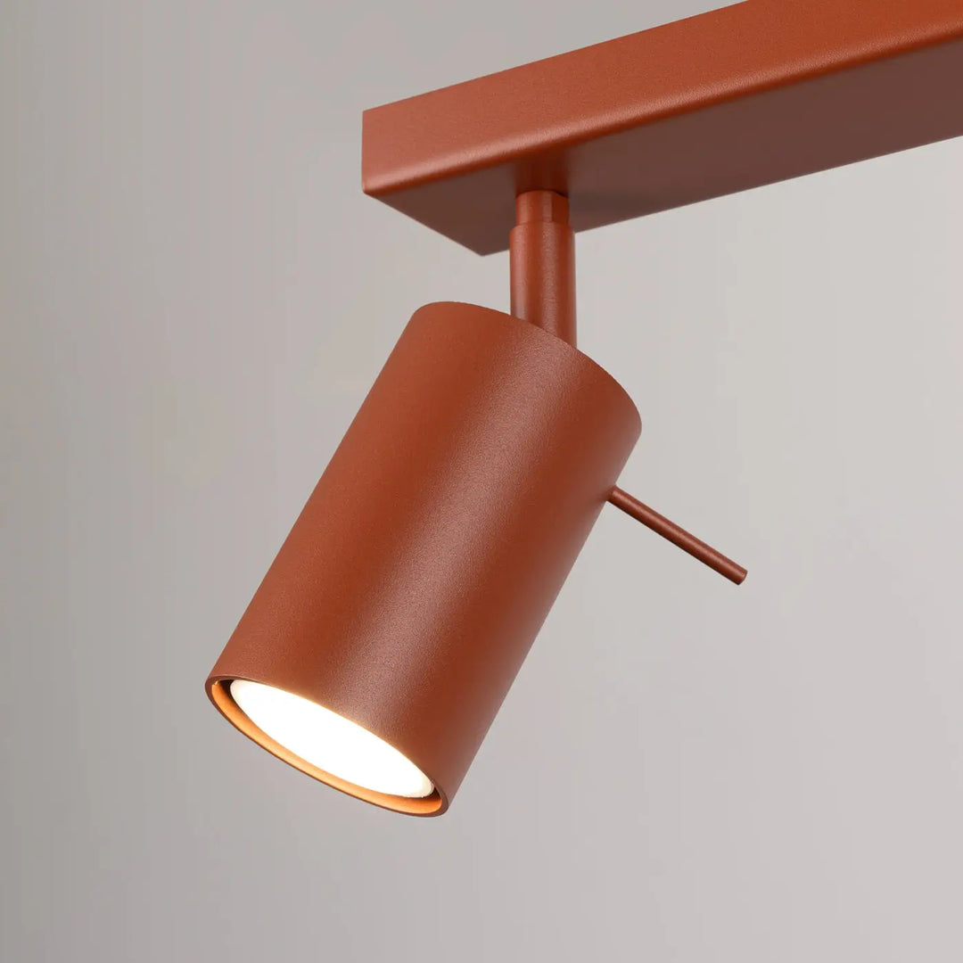 Luminaire plafonnier ring 3l cuivre minimalisme moderne avec lampe ring et éclairage flexible à bras réglable