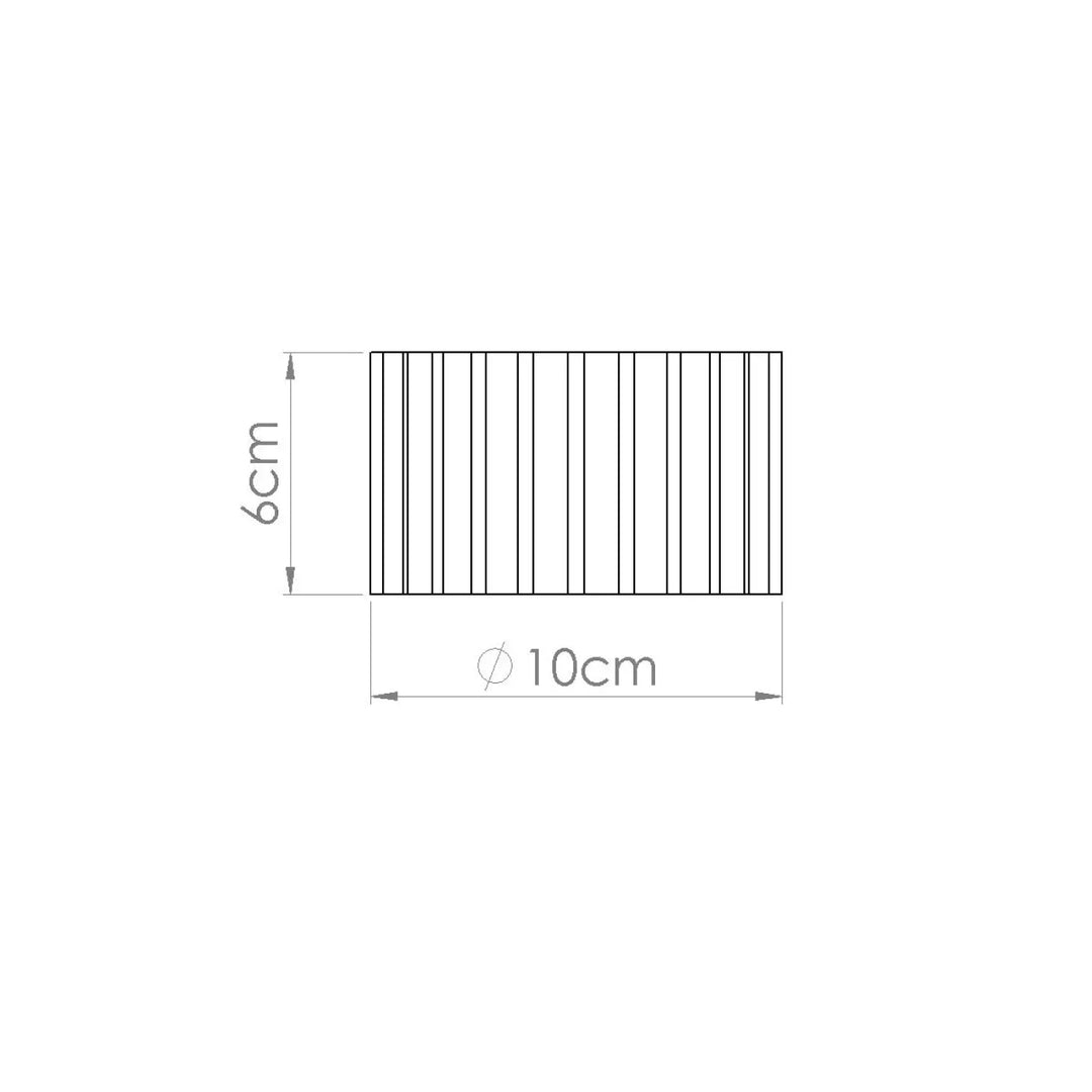 Luminaire plafonnier aura 1 rouge ochra avec forme unique inspirée et surface à rainures verticales minimaliste