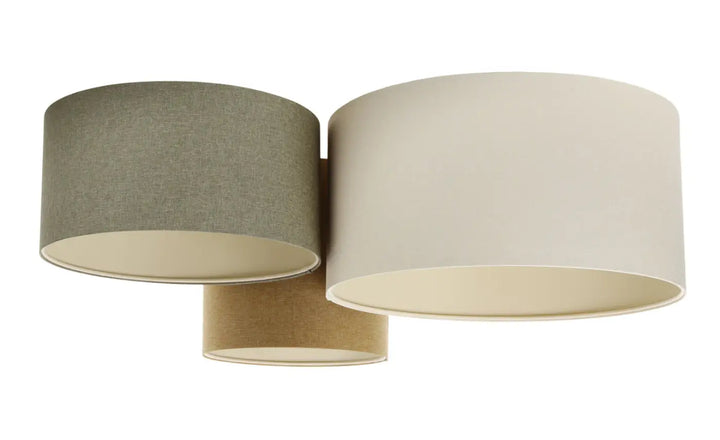 Plafond Trio Boho Elegant – Creme/Grey green/Mustard yellow/Ecru