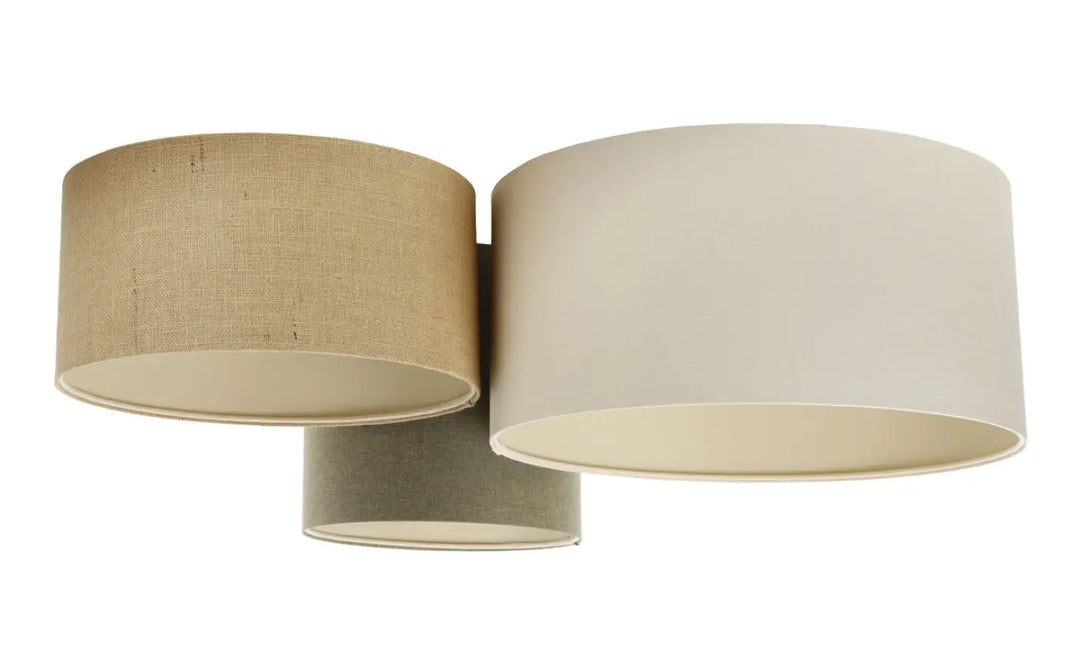 Plafond Trio Boho Elegant – Beige/Creme/Grey green/Ecru