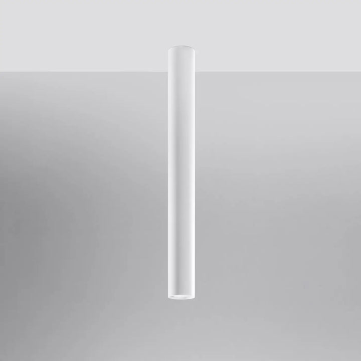 Luminaire plafonnier lagos blanc cylindrique en finition mate pour une élégance moderne et une lumière fonctionnelle