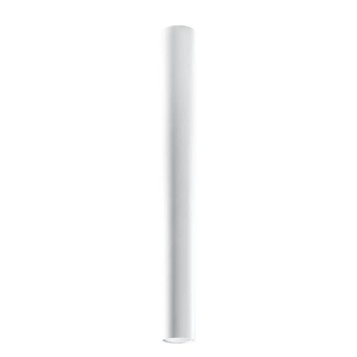 Luminaire plafonnier lagos blanc cylindrique mat minimaliste offrant élégance moderne et lumière fonctionnelle