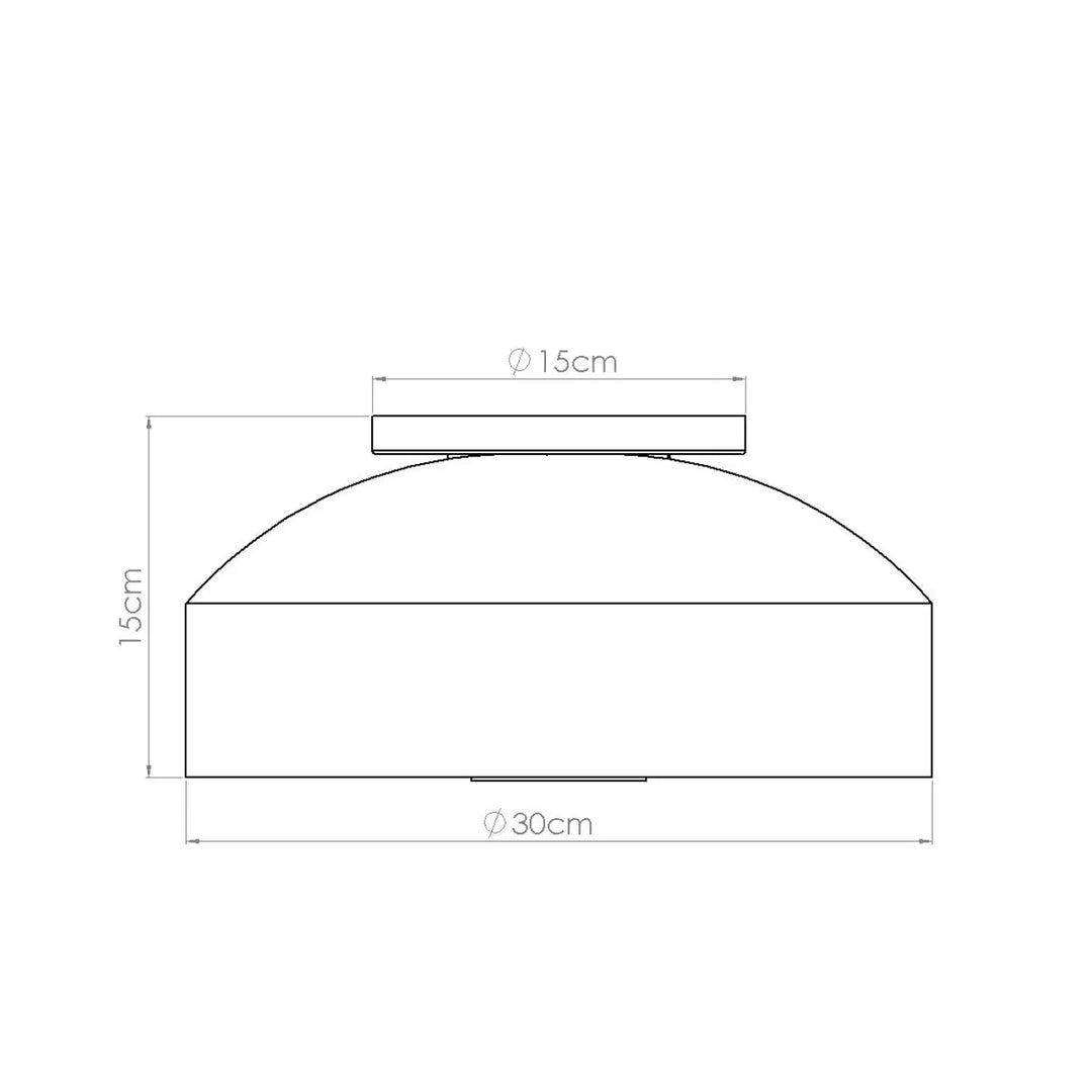 Luminaire plafonnier omiq vert olive allie simplicité et design exceptionnel avec sa forme blanche minimaliste en dôme