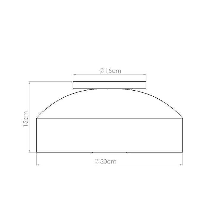 Luminaire plafonnier omiq vert olive allie simplicité et design exceptionnel avec sa forme blanche minimaliste en dôme