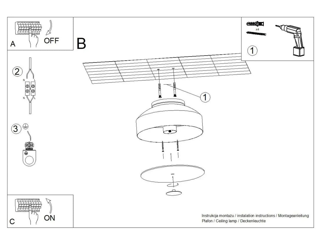 Luminaire plafonnier omiq vert olive allie simplicité et design exceptionnel avec un abat-jour arrondi et fixation centrale